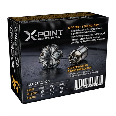 Browning X-Point .45 ACP/Auto 230 gr JHP ammo