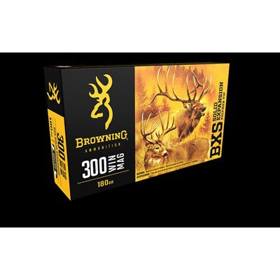 Browning Ammo B192403001 BXS 300 Win Mag 180 gr Terminal Tip
