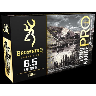 Browning Long Range Pro 6.5mm Creedmoor 130 gr BTHP ammo