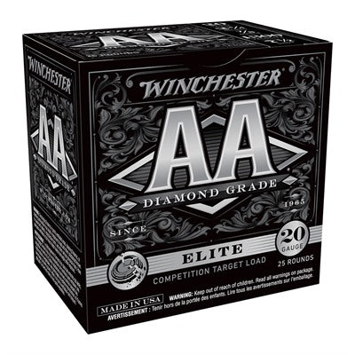 Winchester AADG207 AA Diamond Grade Elite Trap 20 Gauge 2.75" 7/8oz 7.5 Shot 1300 fps