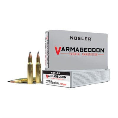 Nosler 65137 Varmageddon FB TIPPED  50 Grain .222 Remington