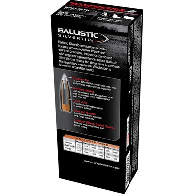 Winchester Ballistic Silvertip .25 WSSM 85 gr PolyTip ammo