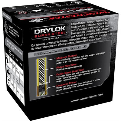 Winchester Drylok Super Steel Magnum 20 Gauge 3 in / 3 in #3 1 oz