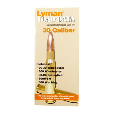 Lyman Reloading Load Data Book – 30 Caliber