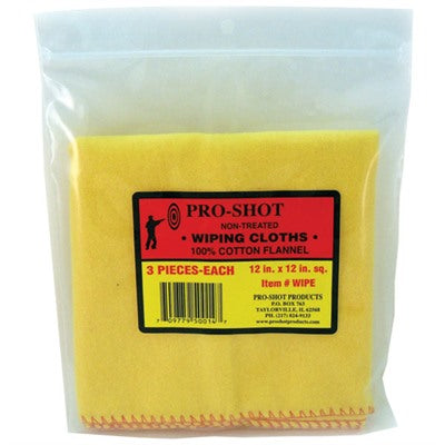 Non-Treated Firearm Cleaning Cloth 3-Pack