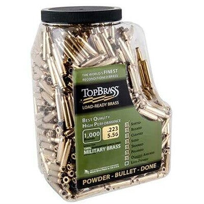 .223 Rem Once Fired Reloading Brass 1000-Pack