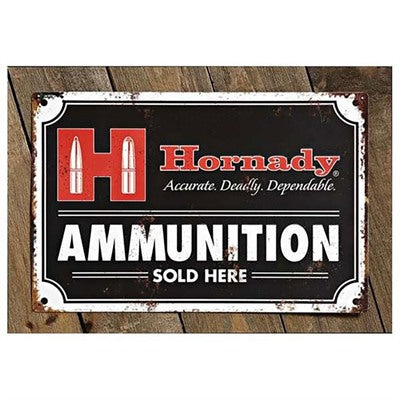 Ammo Tin Decorative Metal Sign