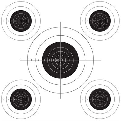 Bullseye Shooting Target Roll for Range Use