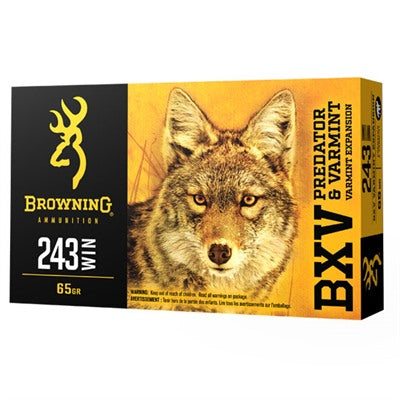 Browning BXV .243 Winchester 65 gr PolyTip ammo