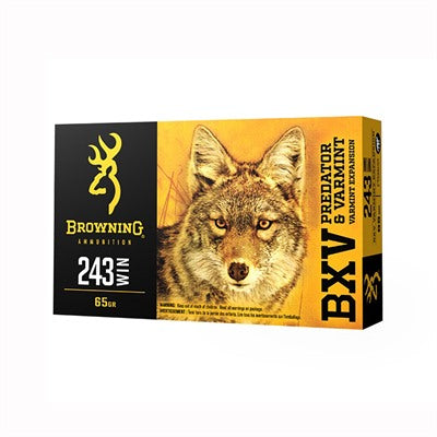 Browning B192322250 BXV Varmint Expansion Polymer Tip  50 Grain .22-250 Remington