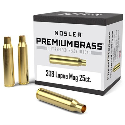 338 Lapua Mag Premium Brass Reloading Cases