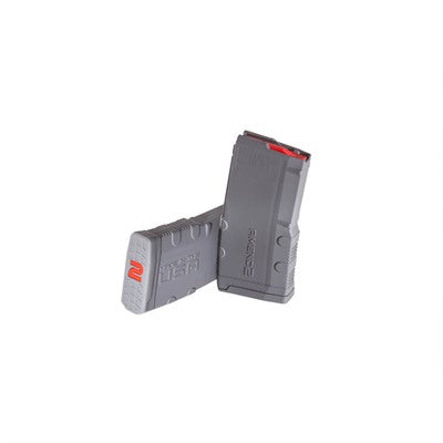 Amend2 M2 AR-15 5.56mm 20-Round Gray Polymer Magazine with Red Follower
