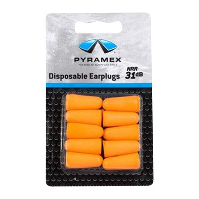 Pyramex Disposable Uncorded Foam Earplugs NRR 31dB