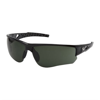 Pyramex Atwater Safety Glasses Forest Gray H2X Anti-Fog Lens Black Frame