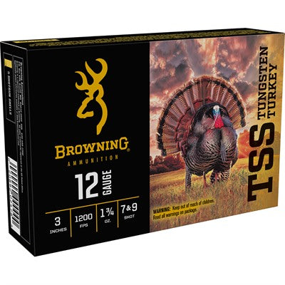 Browning TSS Tungsten Turkey 12 Gauge 3 in / 3 in #7 / 9 1-3/4 oz