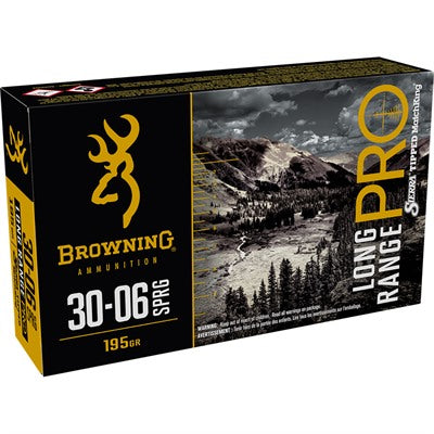 Browning Long Range Pro .30-06 Springfield 195 gr BTHP ammo