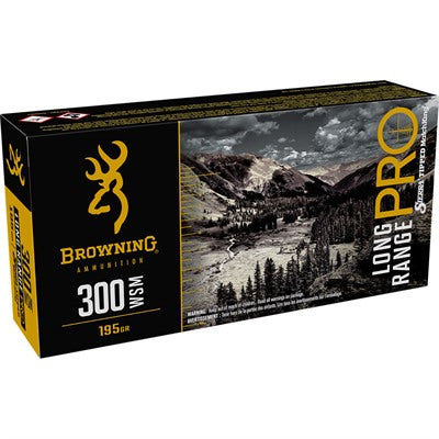 Browning Long Range Pro .300 WSM 195 gr BTHP ammo