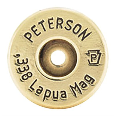 Peterson .338 Lapua Magnum Unprimed Brass Cases Box of 250