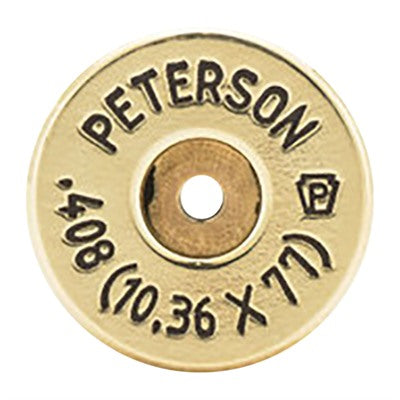 Peterson .408 CheyTac Unprimed Brass Cases Box of 200