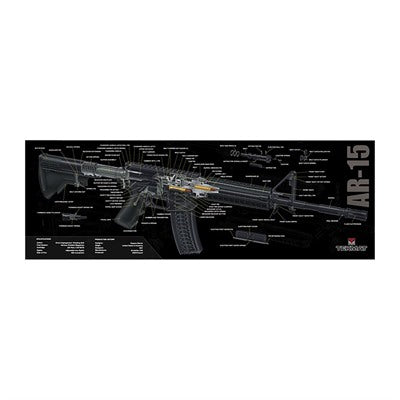 AR-15 3D Cutaway Cleaning and Range Mat