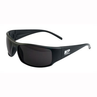 M&P Thunderbolt Shooting Glasses Black Frame with Smoke Lens