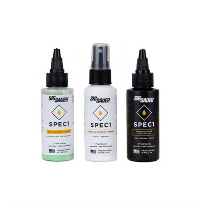 SPEC1 Firearm Solvent and Lubricant Combo Pack