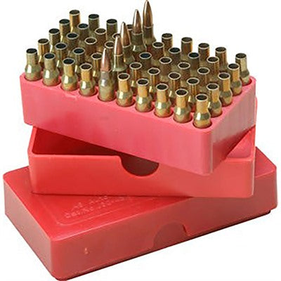 MTM Slip-Top 50 Round Ammo Box .45 ACP .41 Mag Square Hole