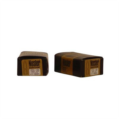 Nosler 270 Caliber 160gr Partition Spitzer Soft Point Projectile