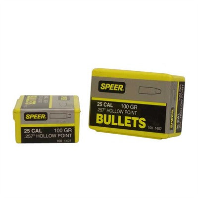 Speer .257" 100gr HP/SP Reloading Bullet for Rifle