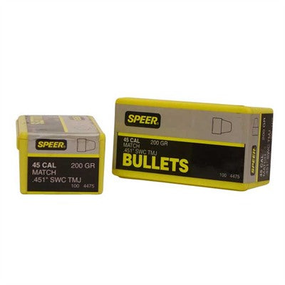 Speer .451 Cal 200gr TMJ Match Component Bullet