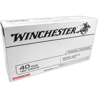 Winchester USA .40 S&W 180 gr BHP ammo