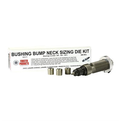 Bushing Bump Neck Sizing Reloading Die Kit