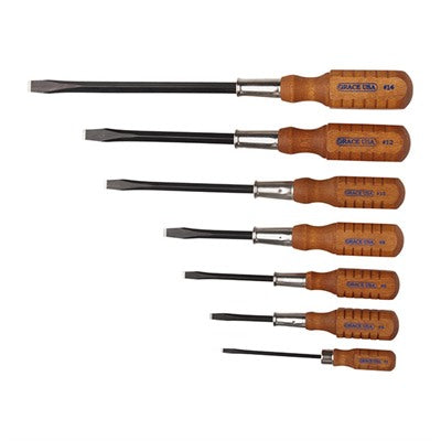 7 Piece Wood Handle Screwdriver Set for Gunsmiths