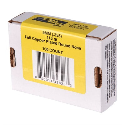 CamPro 9mm (0.355") Handloading Projectiles