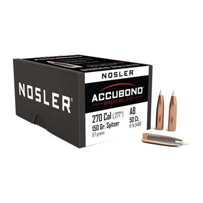 AccuBond .277" 270 Cal Spitzer Bullets