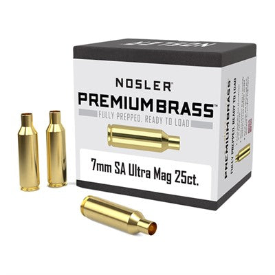 7mm Rem SAUM Premium Brass Reloading Cases