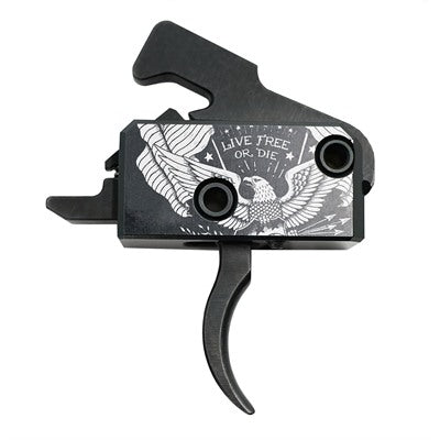 AR-15 SST Live Free or Die Curved Trigger