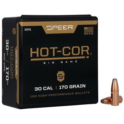 Hot-Cor Soft Point Flat Nose 0.308" Reloading Bullets