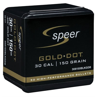 Gold Dot 0.308" Diameter 30 Caliber Rifle Bullets