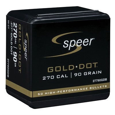Gold Dot 0.270" Diameter 270 Caliber Rifle Bullets