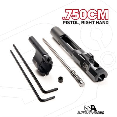 AR-15 Adjustable Piston System with Clamp-On .750" Gas Block – Right Hand