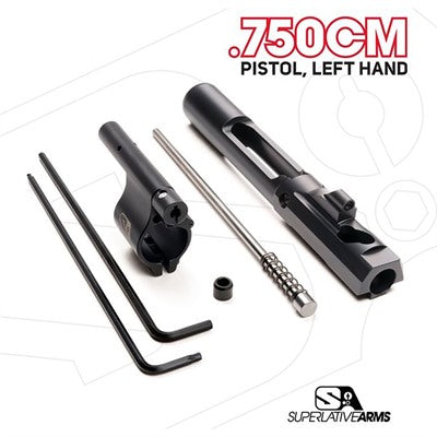 AR-15 Adjustable Piston System with Clamp-On .750" Gas Block – Left Hand