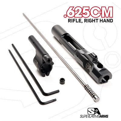 AR-15 Adjustable Piston System with Clamp-On 0.625" Gas Block – Right Hand