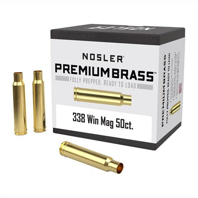 338 Win Mag Unprimed Brass Cases