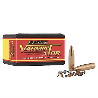 22 Caliber 0.224" Varmin-A-Tor Hollow Point Flat Base Bullets