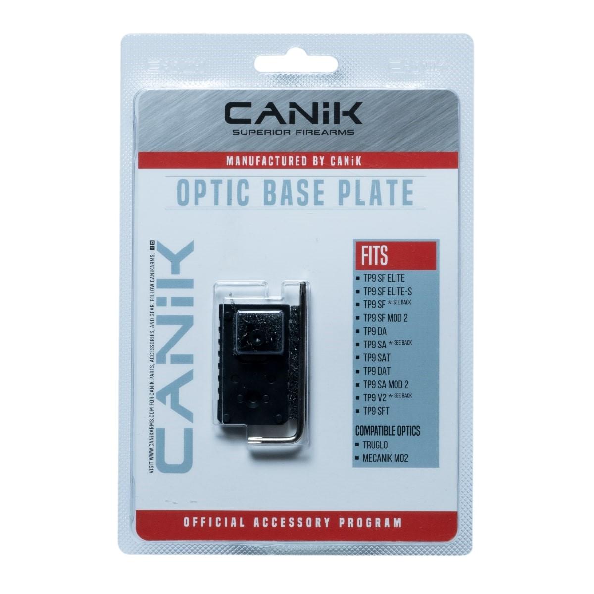 Canik Optic Base Plate (B) for Non-Optic Ready Pistols - Black