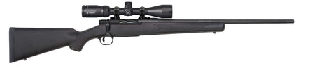 Mossberg 27934 Patriot 270 Win Caliber with 5+1 Capacity, 22" Fluted Barrel, Matte Blued Metal Finish & Black Synthetic Stokc Right Hand (Full Size) Includes Vortex Crossfire II 3-9x40mm Scope