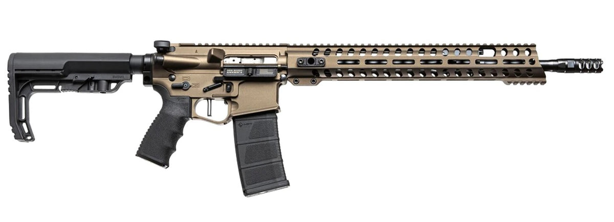 Patriot Ordnance Factory 00910 Renegade + 223 Rem,5.56x45mm NATO 16.50" 30+1 Burnt Bronze 6 Position MFT BMS Minimalist Stock