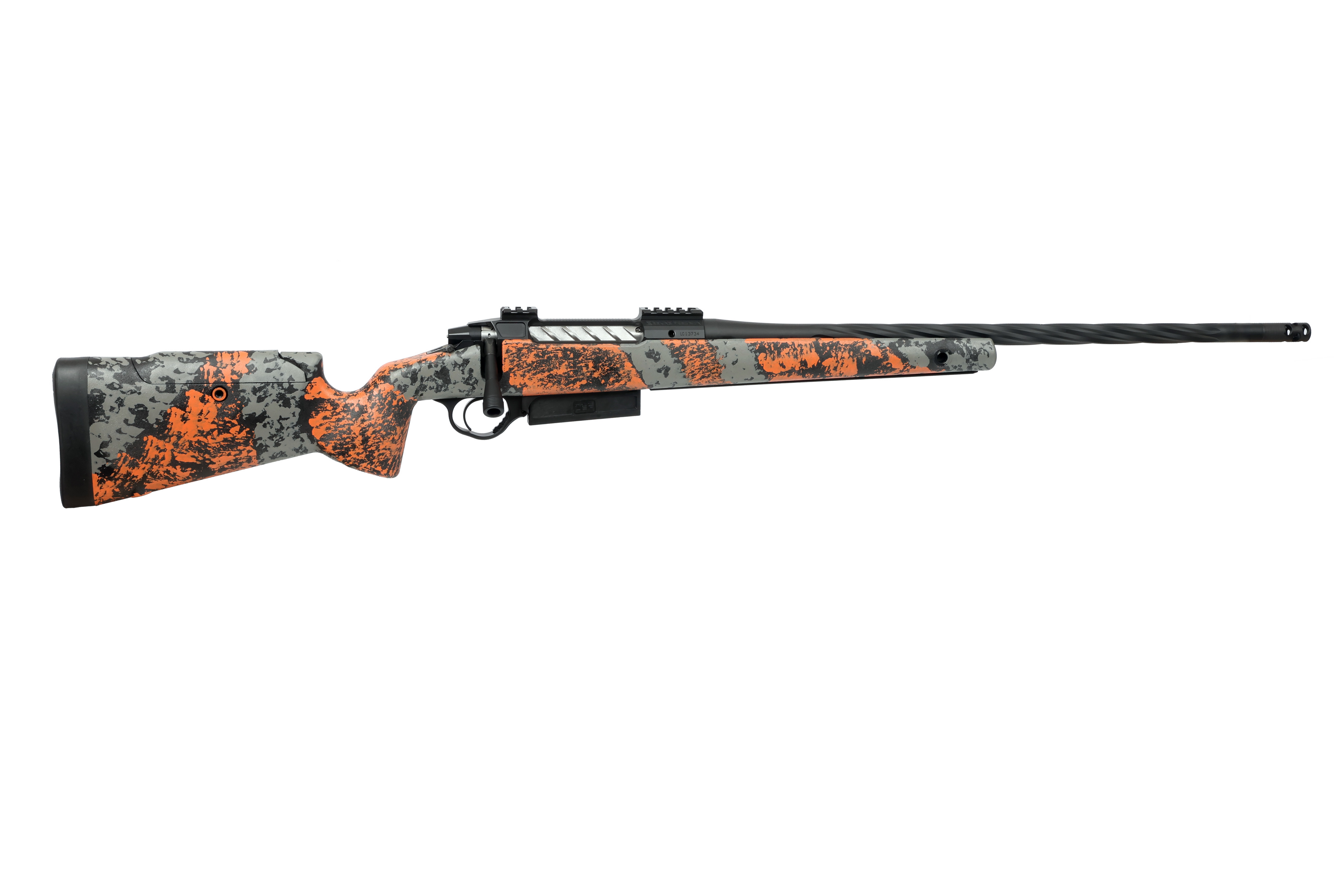 Seekins Precision 0011710307-F Havak PH3 6 Creedmoor 20" Black Fluted Threaded Barrel, Black Picatinny Rail Steel Receiver, Adj Cheek Riser Urban Shadow Synthetic Stock