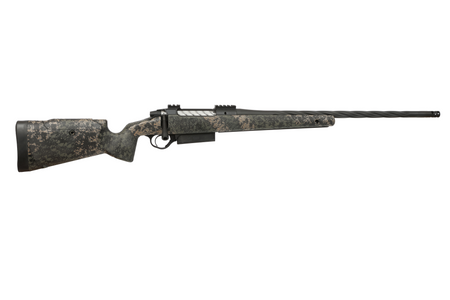 Seekins Precision 0011710303-F Havak PH3 6 Creedmoor 20" Black Fluted Threaded Barrel, Black Picatinny Rail Steel Receiver, Adj Cheek Riser Woodland Shadow Synthetic Stock